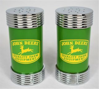 John Deere Salt And Pepper Shakers Vintage,  Displayed Only