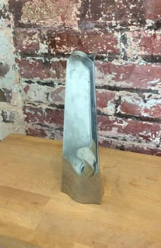 Vintage Post Modern Pewter Crafters Cape Cod Minimalist Modernist Abstract Vase