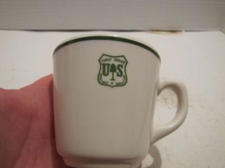 Vintage Buffalo China Us Forest Service Coffee Cup No Saucer Usa