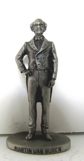 Danbury 8th President Pewter Figurine By David A Larocca,  Martin Van Buren