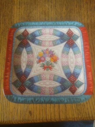 The Wedding Ring Quilt Collector Plate By Mary Ann Lasher Bradford Exchange 1994