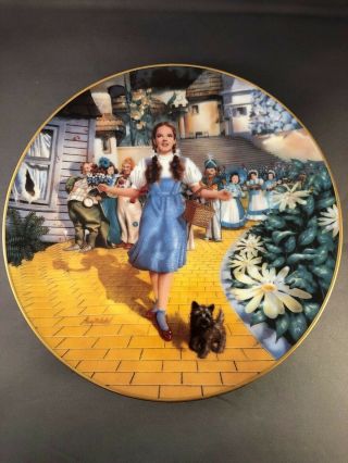 Wizard Of Oz Dorothy Knowles Follow The Yellow Brick Road Plate Rudy Laslo
