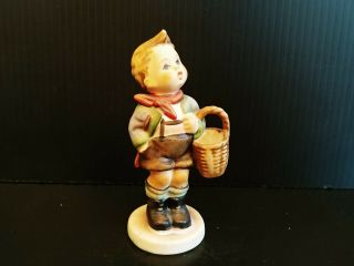 Goebel Hummel Boy With Basket Figurine: Village Boy 51 3/0