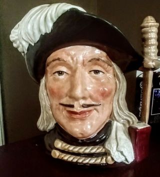 Royal Doulton " Aramis " One Of The 3 Musketeers,  1955 D6441 Large Size Toby Jug