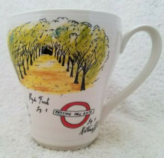 Anthropologie Linea Carta " I Love London " Coffee Tea Mug Cup 12 Oz