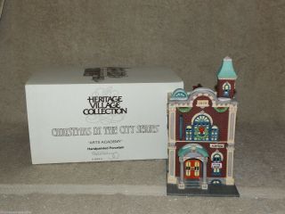 Dept 56 Heritage Village Christmas In The City Series Arts Academy