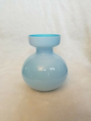 Collectible Two Tone Blue Bulb Forcing Vase Hyacinth,  Amaryllis,  Daffodil,  Tulip