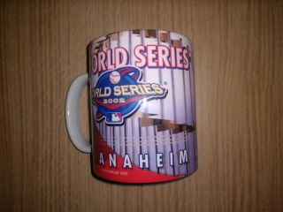 2002 Anaheim Angels World Series Commemorative Collector Coffee Cup Mug