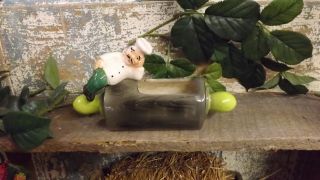 Vintage Chef On Rolling Pin Planter