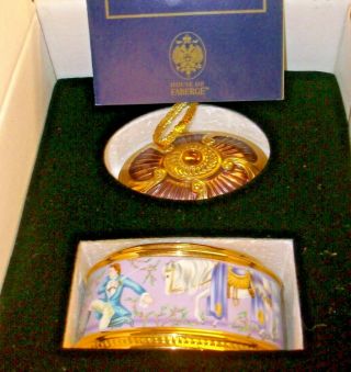 House Of Faberge Franklin - Sleeping Beauty - Porcelain Music Box