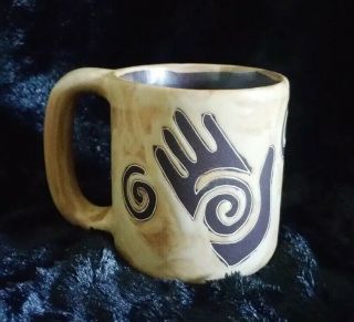 Mara Mexico Coffee Cup Pottery Mug Mexican Art Stoneware