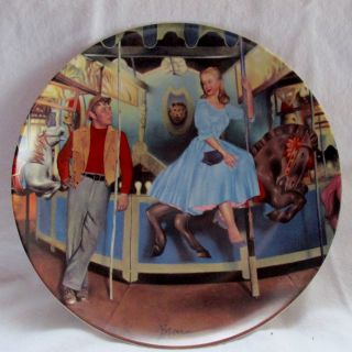 Knowles Collector`s Porcelain Plate " The Carousel Waltz " 1988