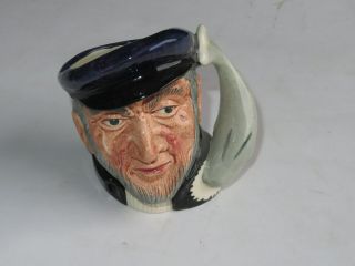 Vintage Royal Doulton Toby Character Mug " Capt Ahab " D6506 Toby Mug 1958