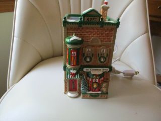 Dept 56 Snow Village The Christmas Shop 1991 Pre - Owned,