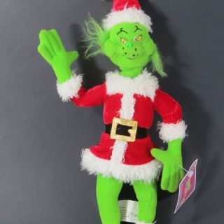 Grinch 2000 How The Grinch Stole Christmas Plush Made By Nanco/universal Studio