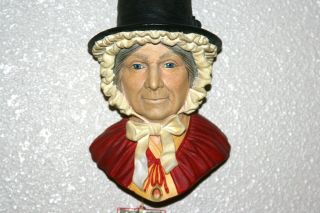 Bosson Head Chalkware Wall Hanging - England - Welsh Lady 143 