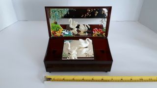 Vintage 1981 Yap’s Swan Lake Plastic Music Jewelry Box Hong Kong Picker Find