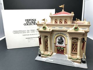 Department 56 Heritage Museum Of Art Christmas In The City Vintage