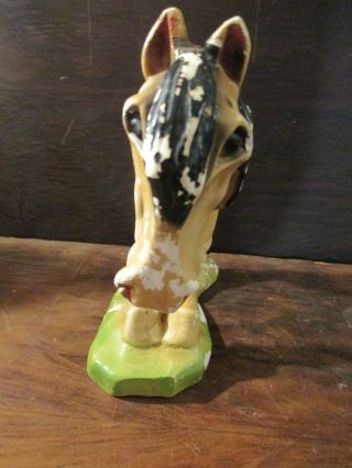 VINTAGE CHALKWARE FIGURINE HORSE OLD PAINT MADE IN STYLE OF H.  S.  ANDY ANDERSON 3