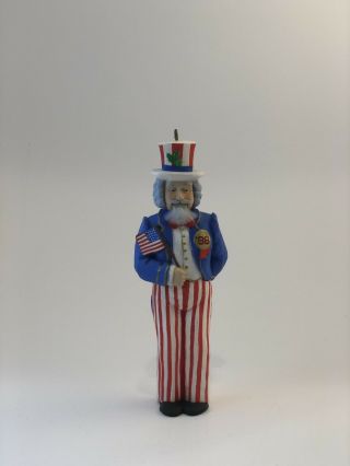 Uncle Sam Nutcracker Hallmark Ornament 1988 Without Box