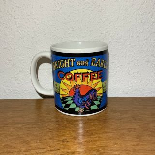 Vtg 1999 Yester Year Mugs Rooster Bright And Early Coffee Westwood