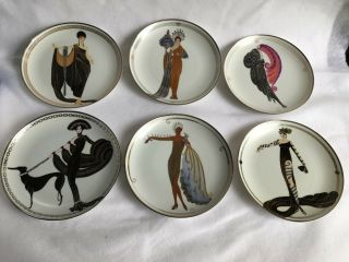 House Of Erte Franklin Collector Plates Set Of 6
