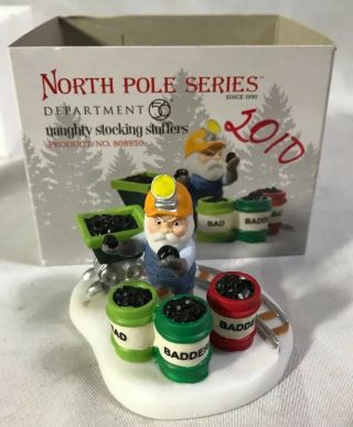 Dept 56 Accessories North Pole - Naughty Stocking Stuffers -