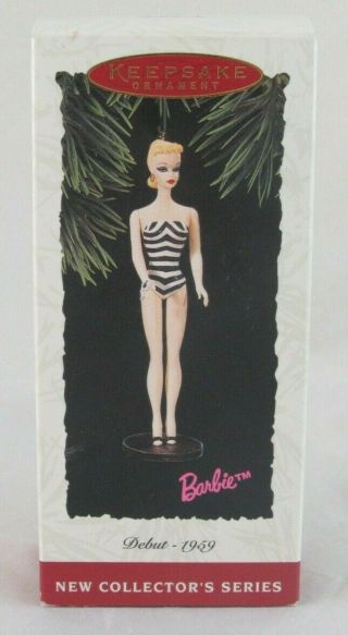 Hallmark Keepsake Barbie Debut 1959 Ornament 1994