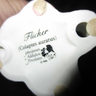 Flicker Bird - John James Audubon Porcelain 1986 5
