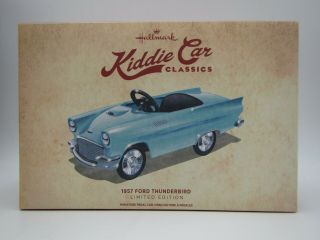 Hallmark Kiddie Car Classics " 1957 Thunderbird Limited Edition Figurine Mib (3)