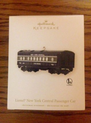 Lionel York Central Passenger Car 2008 Hallmark Ornament - Train Locomotive