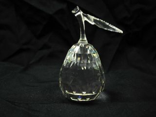 Swarovski Austrian Crystal Pear Paperweight / Figurine -