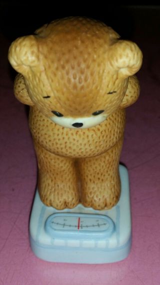 1984 Lucy And Me Enesco Bear On Scale