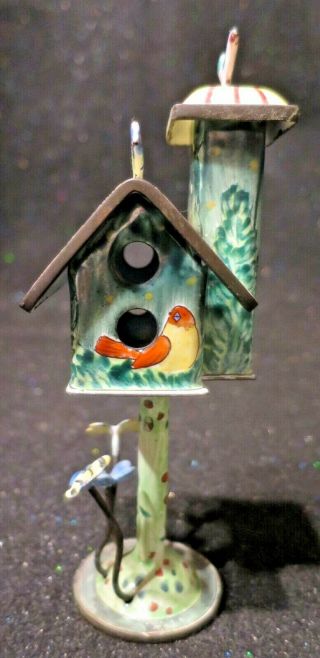 Kelvin Chen Copper/enameled Miniature Birdhouse