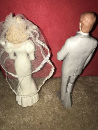 Vintage 1987,  Roman Inc.  Bride and Groom Figurines - congratulations 4