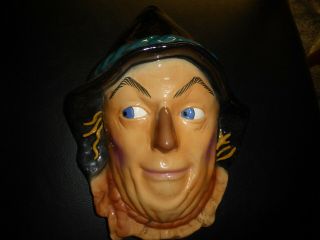 1990 Clay Art Wizard Of Oz Scarecrow Head Face Mold With Sticker Tag
