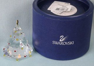 Swarovski Crystal Large Christmas Tree Figurine 7475 Nr 000 606 Nib