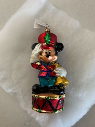 Christopher Radko Disney Christmas Ornament 1997 - Mickey Mouse Toy Soldier