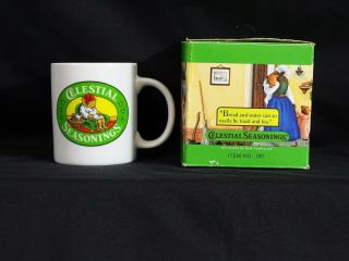 Celestial Seasonings Sleepytime Tea Mug Vintage Herbal Bear Box 1993