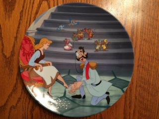 Walt Disney Cinderella Plate Set of 4 Knowles Bradford Exchange - 1988 - 90 6