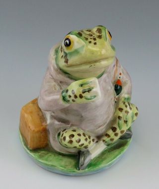 Porcelain/pottery Beatrix Potter Mr Jeremy Fisher Frog/toad Beswick Figurine