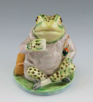 Porcelain/Pottery Beatrix Potter Mr Jeremy Fisher Frog/Toad Beswick Figurine 2