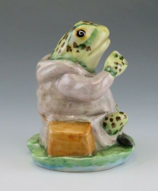 Porcelain/Pottery Beatrix Potter Mr Jeremy Fisher Frog/Toad Beswick Figurine 3