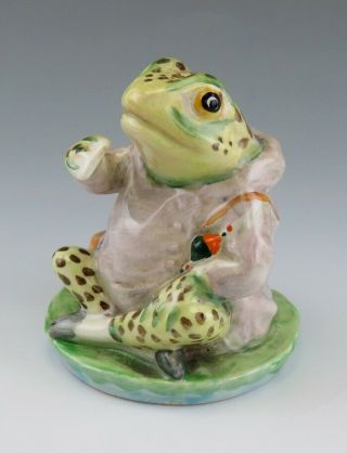 Porcelain/Pottery Beatrix Potter Mr Jeremy Fisher Frog/Toad Beswick Figurine 4