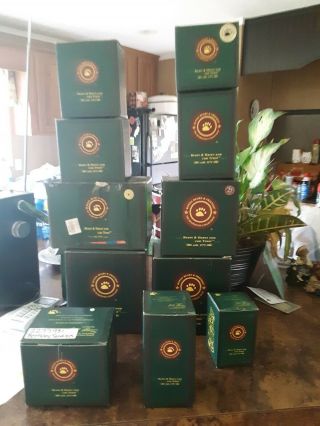 11 Boxes Of Boyd Bear Figurines.