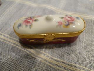 Artoria Limoges,  Made In France,  Trinket,  Needle Box,  Exc.  Cond.