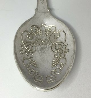 Vintage Silverplate Minnesota Souvenir Spoon with Enameled Loon Emblem by WAPW 3