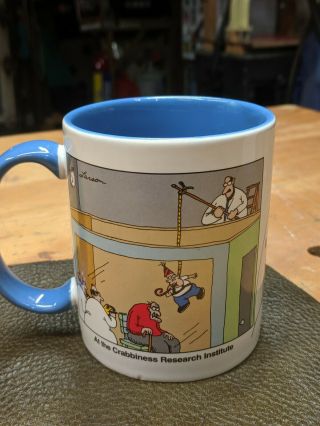 The Far Side Mug Gary Larson At The Crabbiness Research Institute