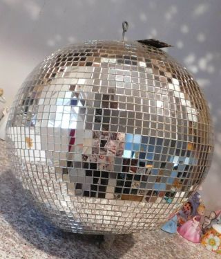 Large Mirror Disco Ball 1970 