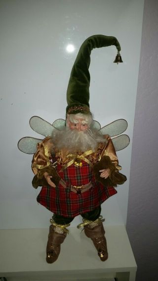 Mark Roberts Posable Fairy Doll 15 " Tall 12 Days Of Christmas Maids A Milking
